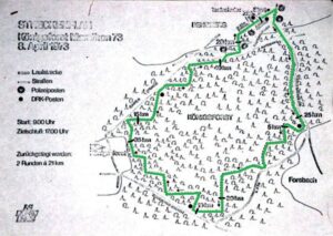 1973 - der erste Köfo-M Streckenplan 2